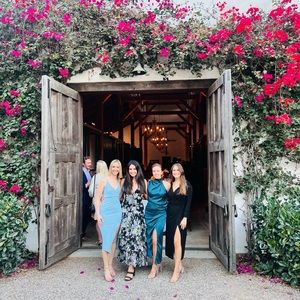 Aneira Dress in Purple & Black Floral